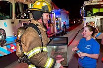 Техасские пожарные спасли из огня лягушку